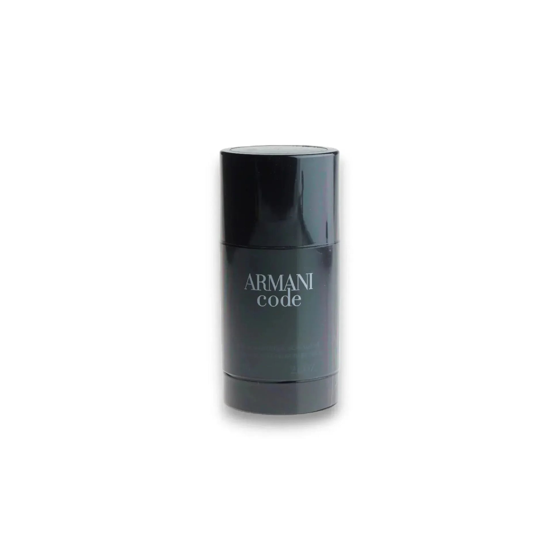 Armani Code Deodorant Stick in schwarzer, glänzender Verpackung vor weißem Hintergrund