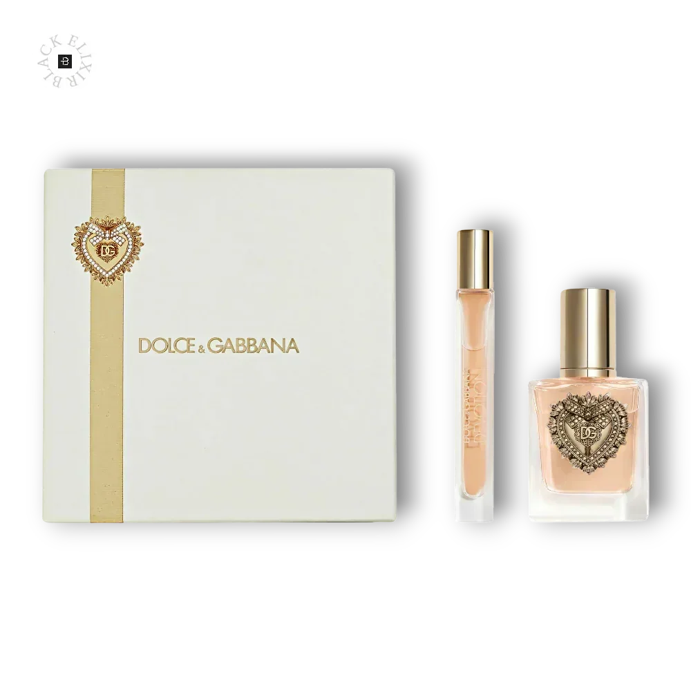 Dolce & Gabbana Parfum Geschenkset mit edler Box, Flakon und Miniatur, luxuriöses Duftset