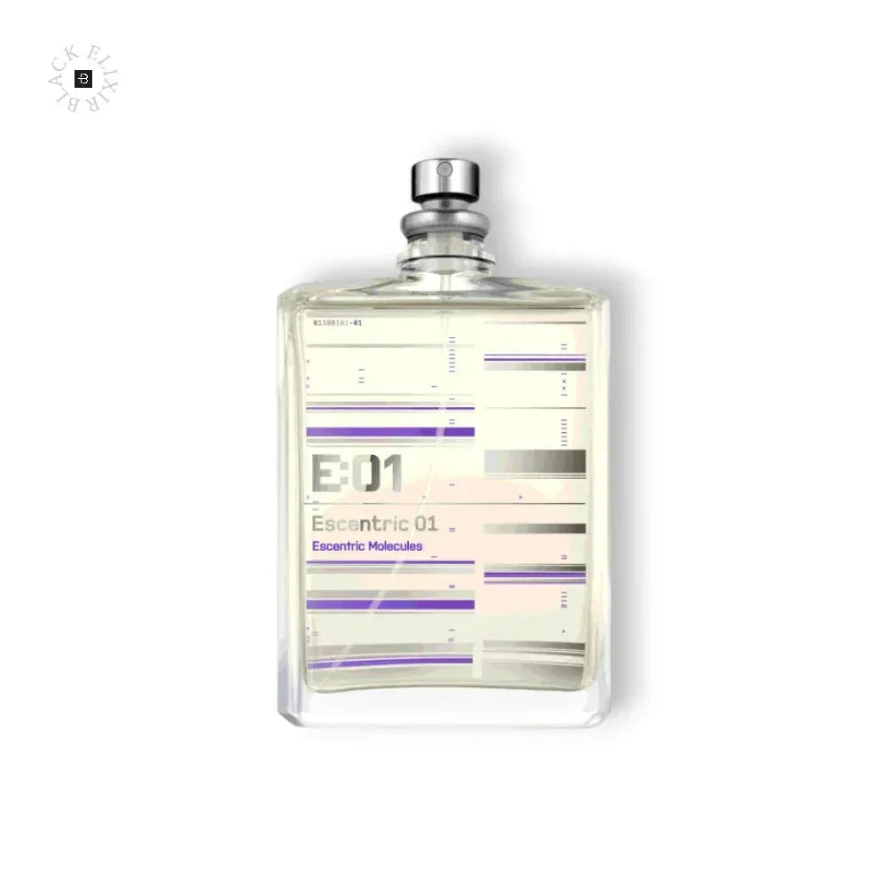 Moderner Flakon Escentric 01 Eau de Toilette mit klarer Flüssigkeit und abstraktem Design