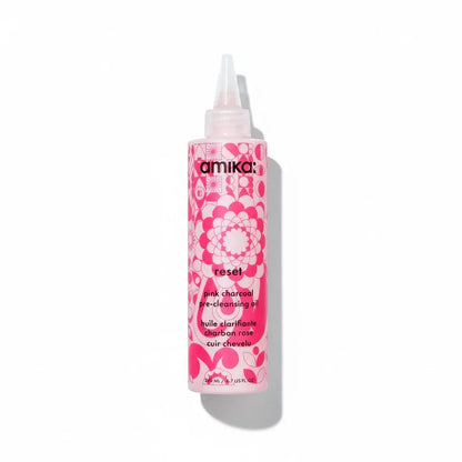 Amika reset pink charcool scalp cleansing oil