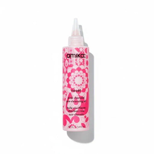 Amika reset pink charcool scalp cleansing oil
