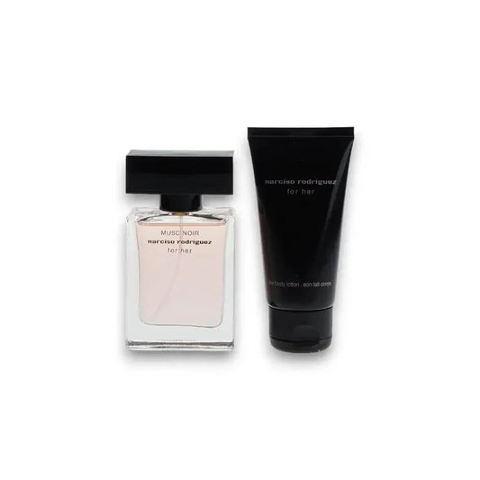 Musc Noir Duftset für Damen mit Eau de Parfum und Bodylotion, edel und luxuriös