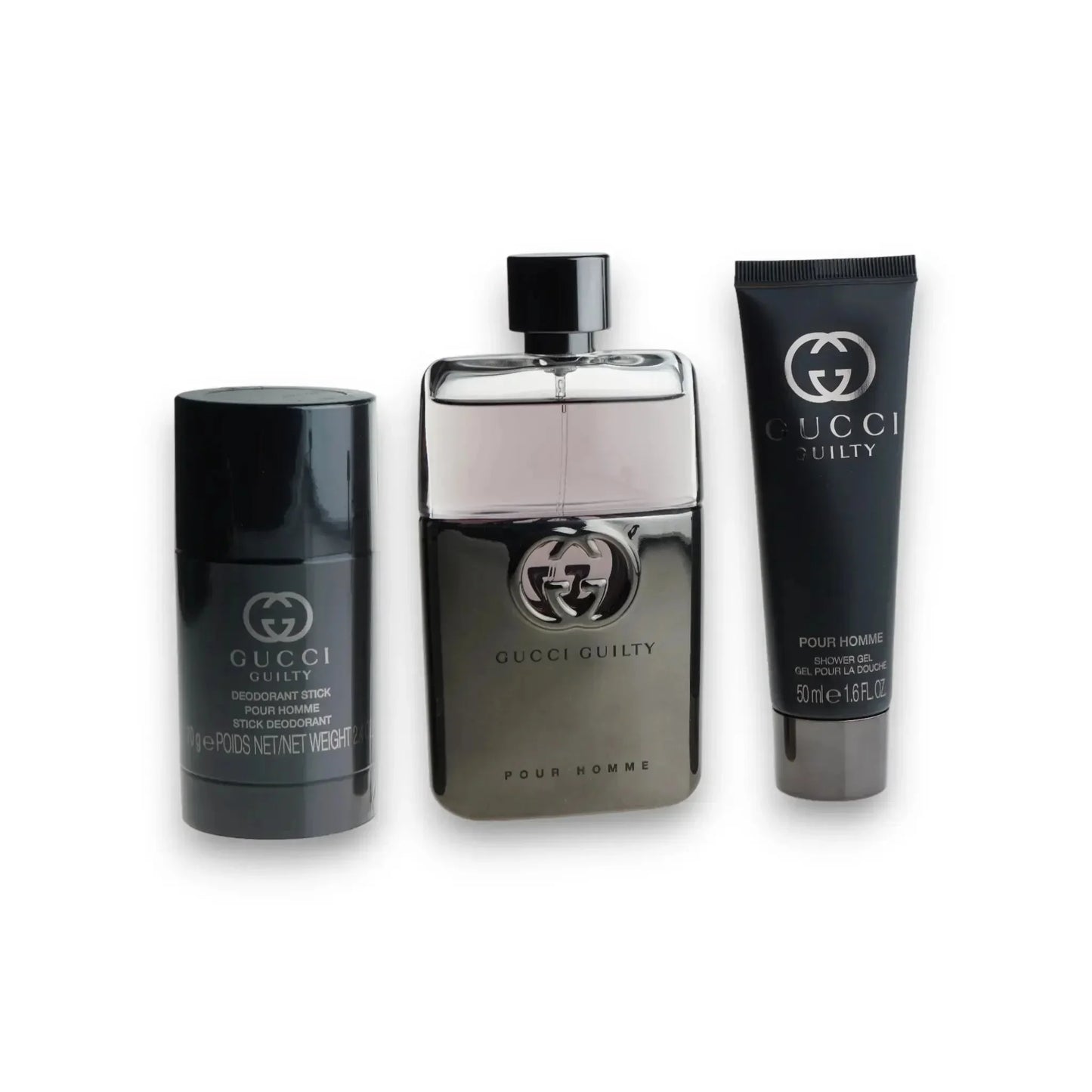 Gucci Guilty Homme Duftset mit Eau de Toilette, Duschgel und Deodorant für Herren
