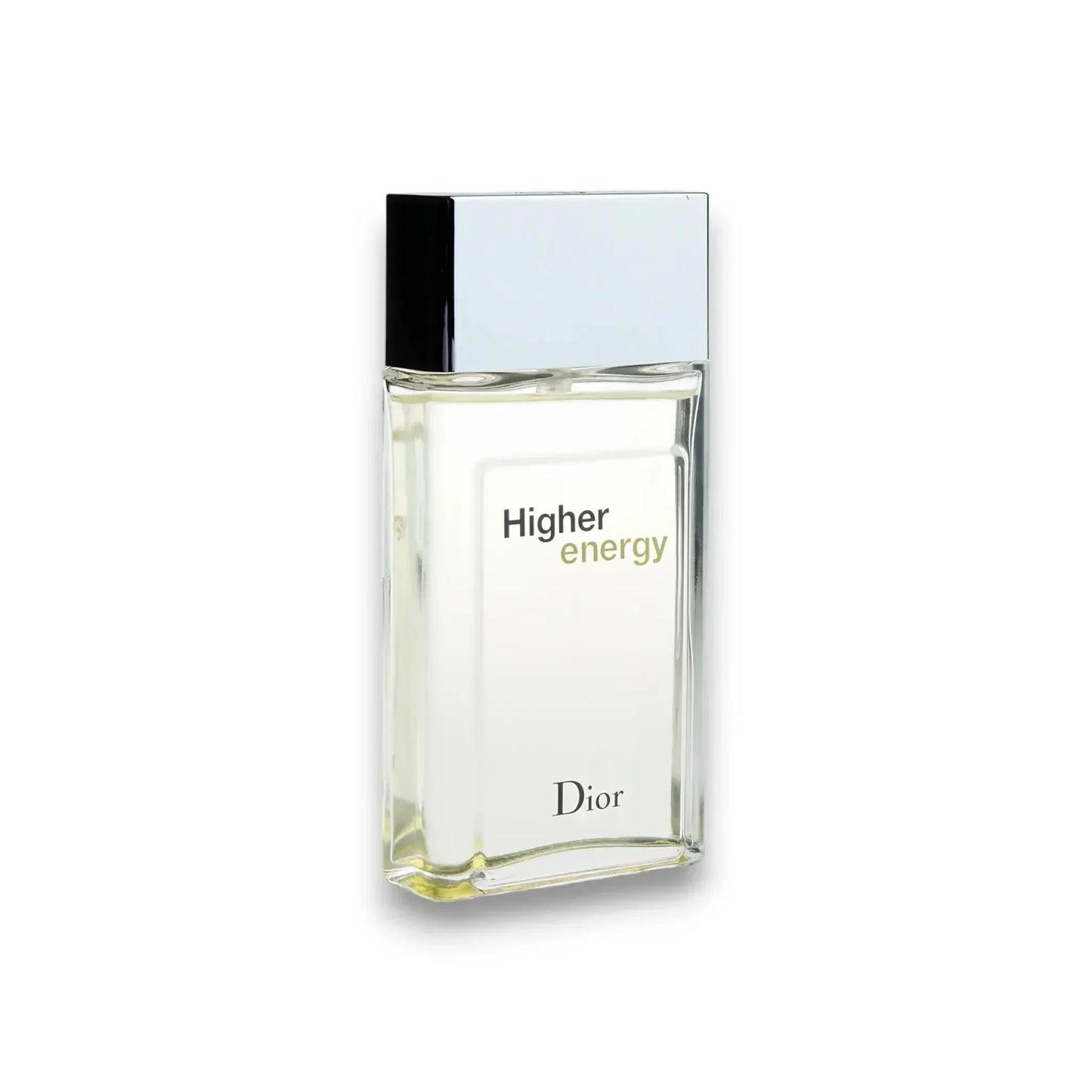 Flakon Higher Energy Eau de Toilette, klassisches Herrenparfum, transparent, silberner Verschluss