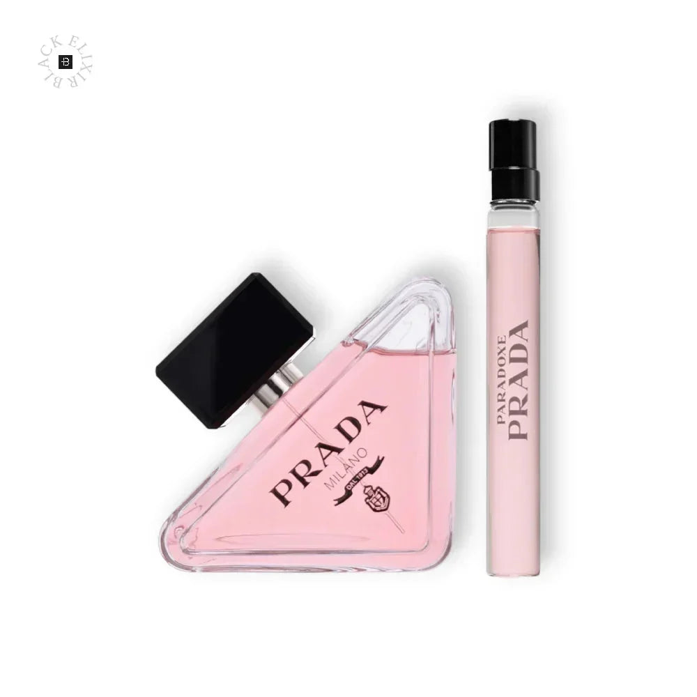 Prada Paradoxe Parfum Damen, eleganter Flakon und Duftstift mit rosa Duft, Luxusparfum