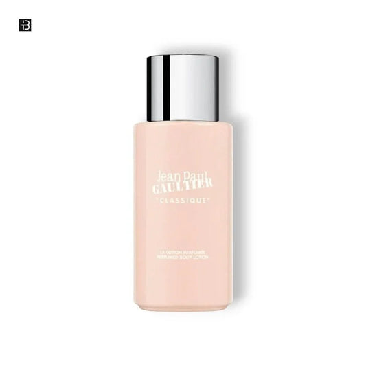 Parfümierte Bodylotion Classique 200ml mit silbernem Deckel, hellrosa Flasche, Produktfoto