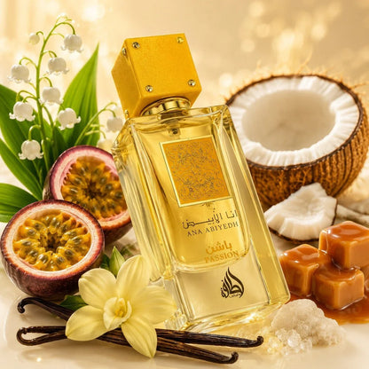 Luxus Parfum Passion mit Vanille, Kokos und Passionsfrucht – edler Duft für Damen & Herren