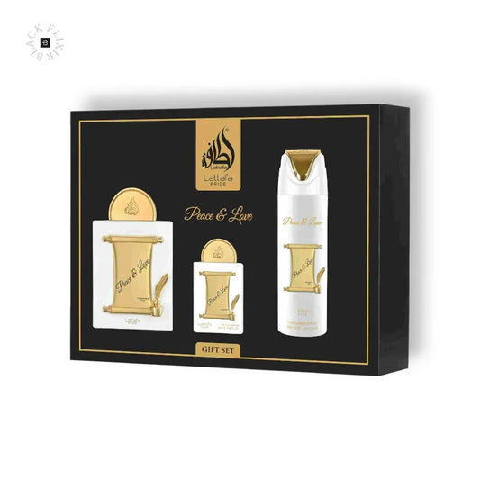 Lattafa Pride Peace & Love Eau de Parfum Gift Set