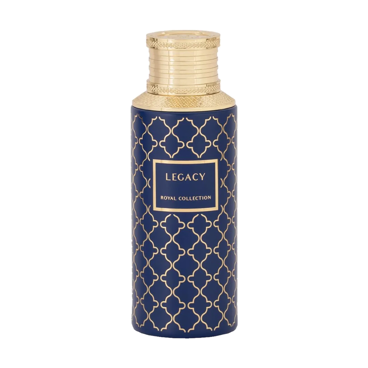 Maison Asrar Legacy Royal Collection Eau de Parfum Flakon in Blau und Gold
