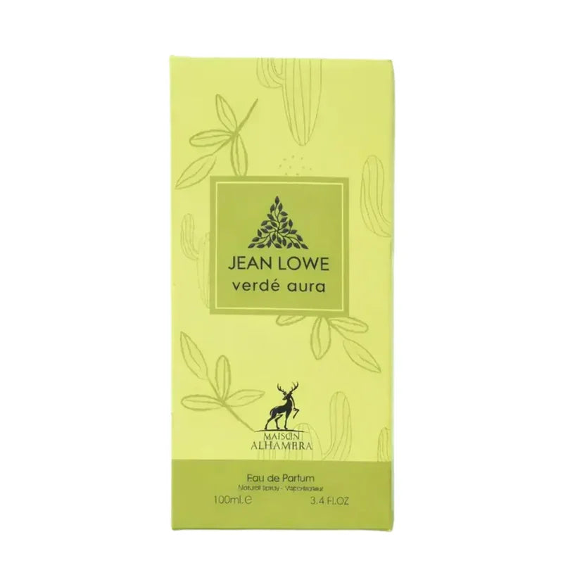 Jean Lowe verdé aura Eau de Parfum von Maison Alhambra, 100ml, luxuriöser Duft mit natürlichen Noten