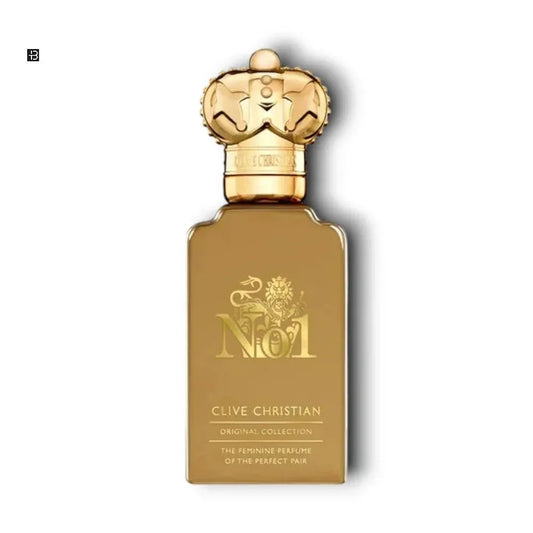 Luxus Parfumflakon Gold mit verziertem Verschluss, elegantes Clive Christian Damenparfum