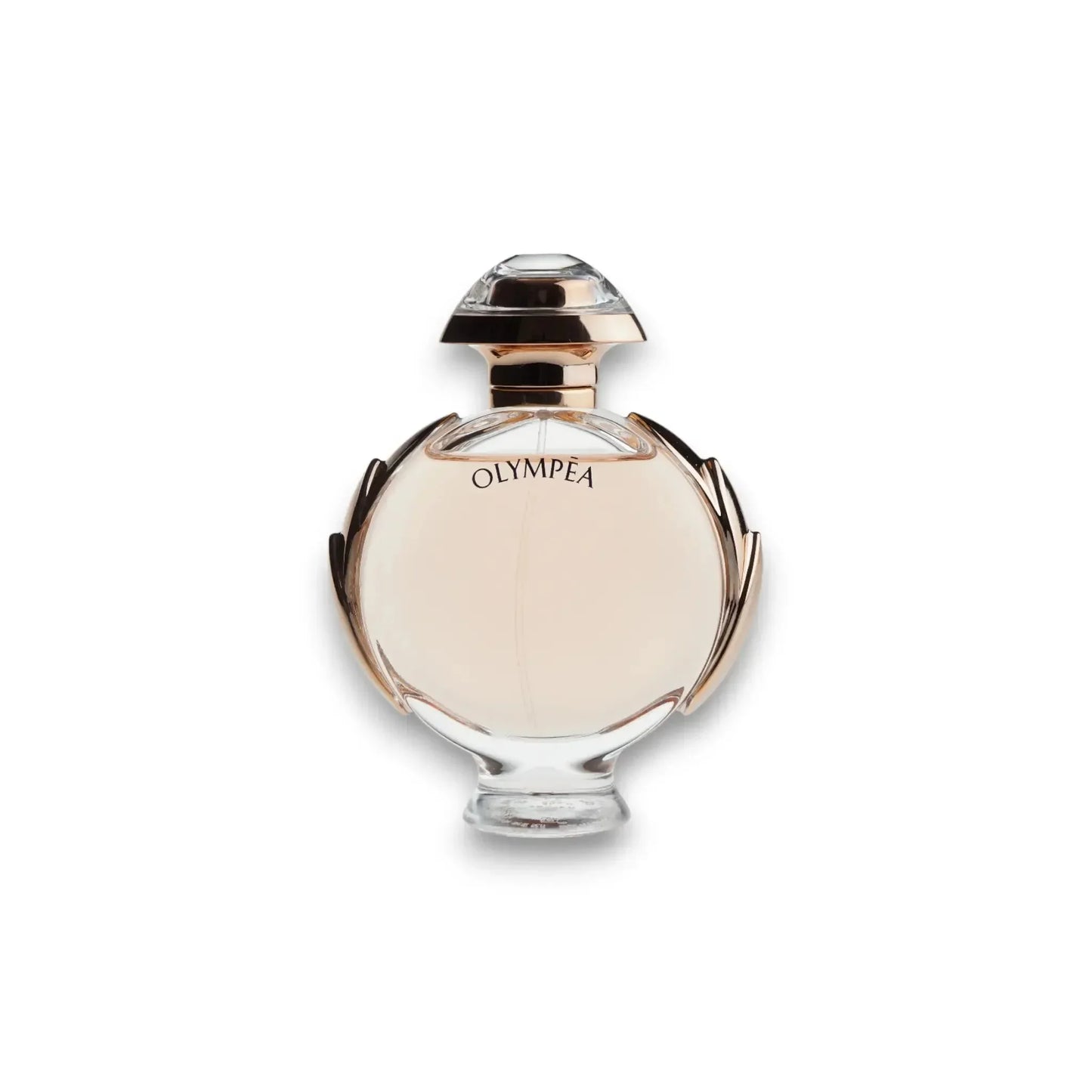 Luxus Damenparfum Olympéa Eau de Parfum in elegantem, rundem Glasflakon mit goldenen Akzenten