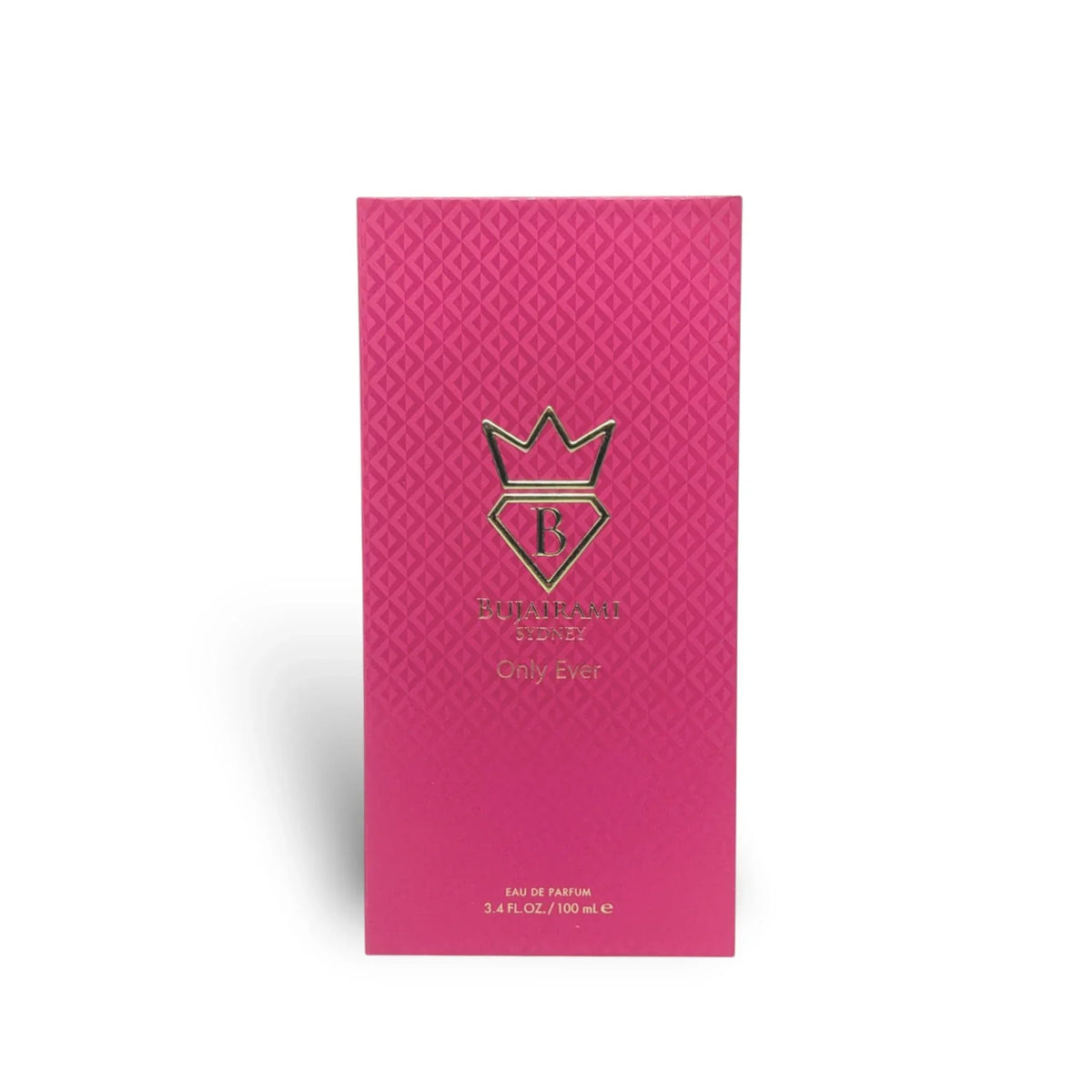 Pinke Verpackung von Bujairami Only Ever Eau de Parfum, 100 ml