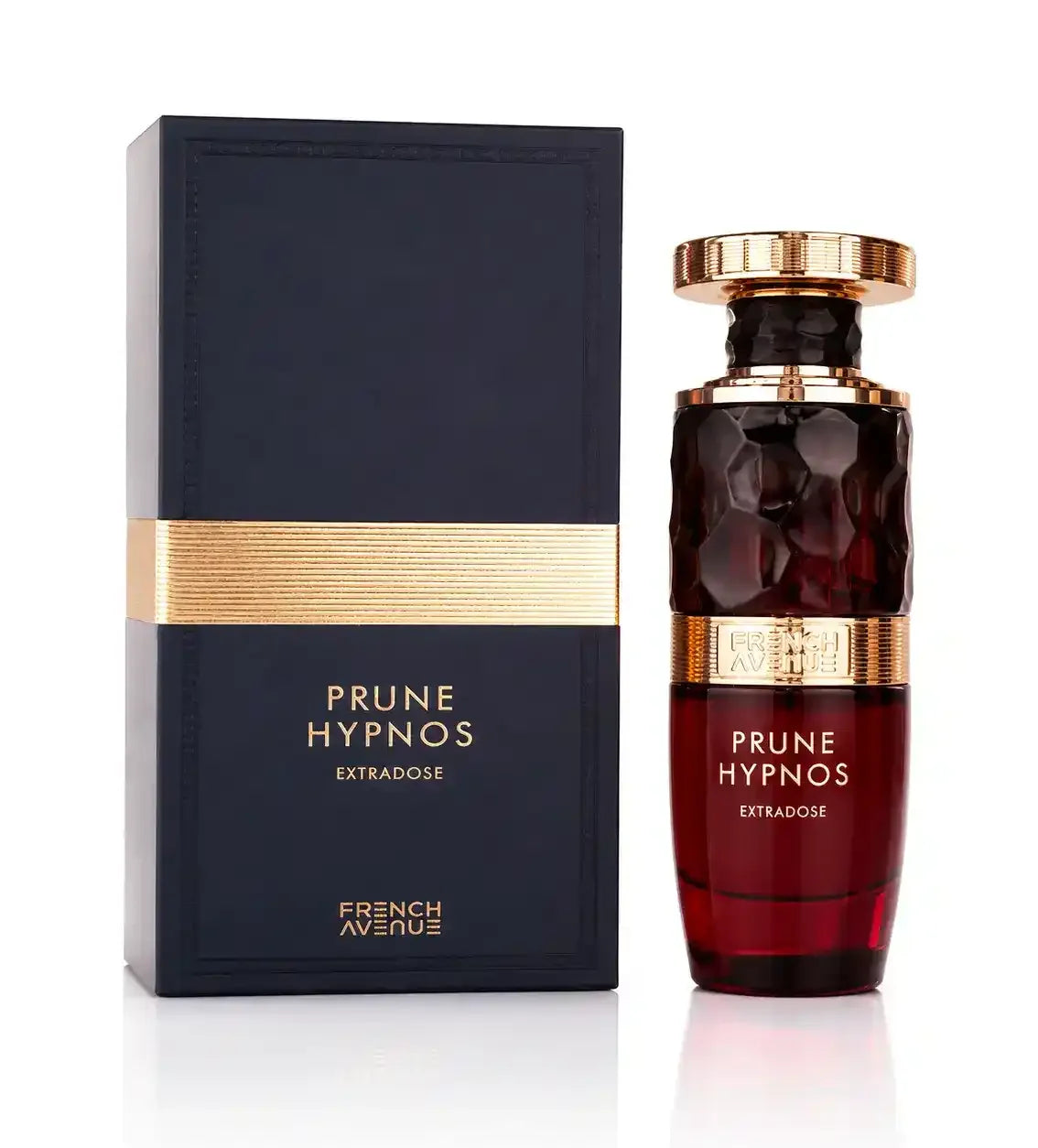 Prune Hypnos Extradose von French Avenue – Luxusparfum mit edlem Design und goldener Verzierung