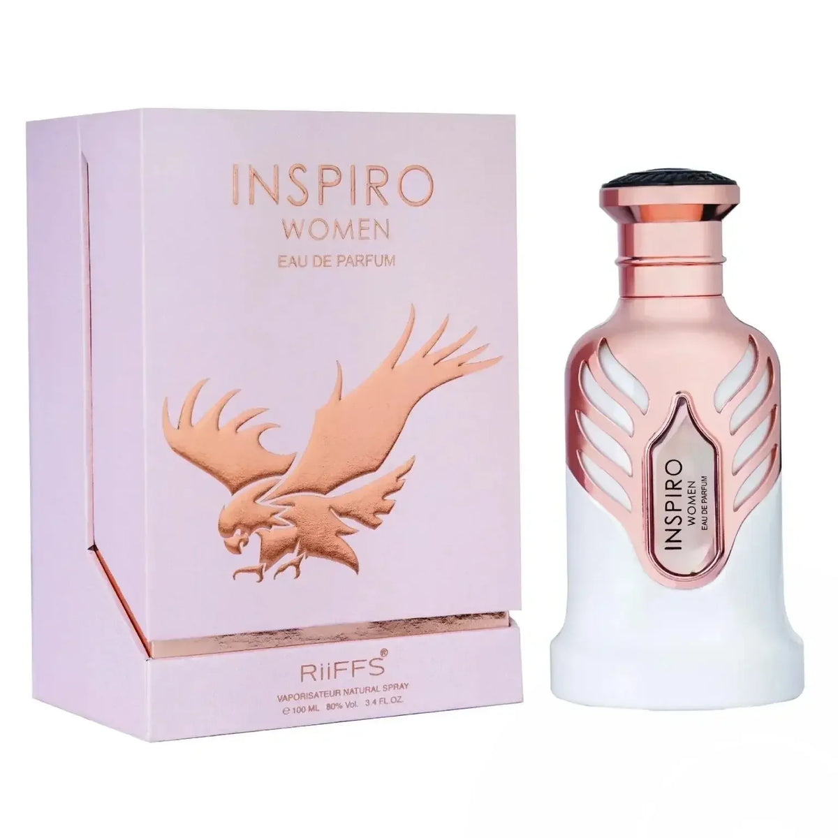 Riiffs Inspiro Women Eau de Parfum, Damenparfum 100ml mit stilvoller Geschenkbox