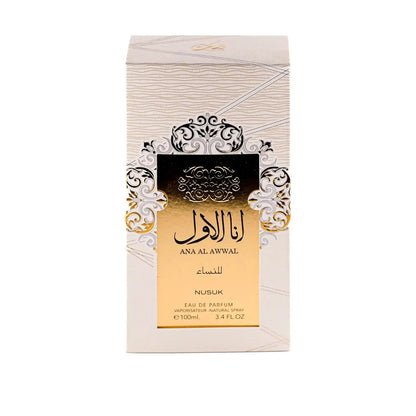 Nusuk Ana Al Awwal White Eau de Parfum 100ml, Beauty, Perfumes and fragrances, Nusuk, Luxus Aroma