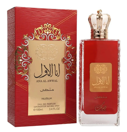 Nusuk Ana Al Awwal Red Eau de Parfum 100ml, Beauty, Perfumes and fragrances, Nusuk, Luxus Aroma