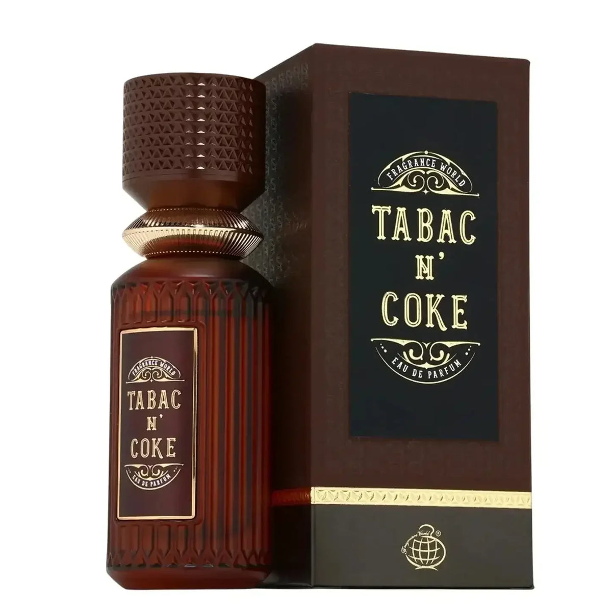 Luxusparfum Tabac N' Coke Eau de Parfum in brauner Flasche mit passender Geschenkbox