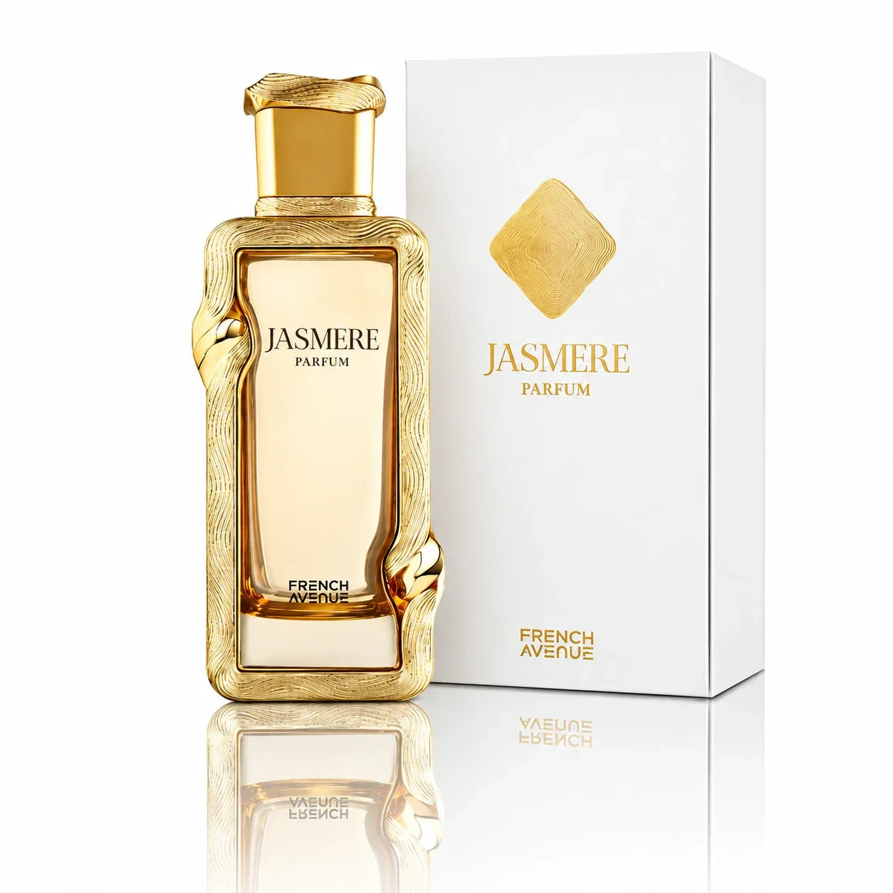 Jasmere Parfum von French Avenue – Luxusduft in goldener Flasche mit eleganter Verpackung