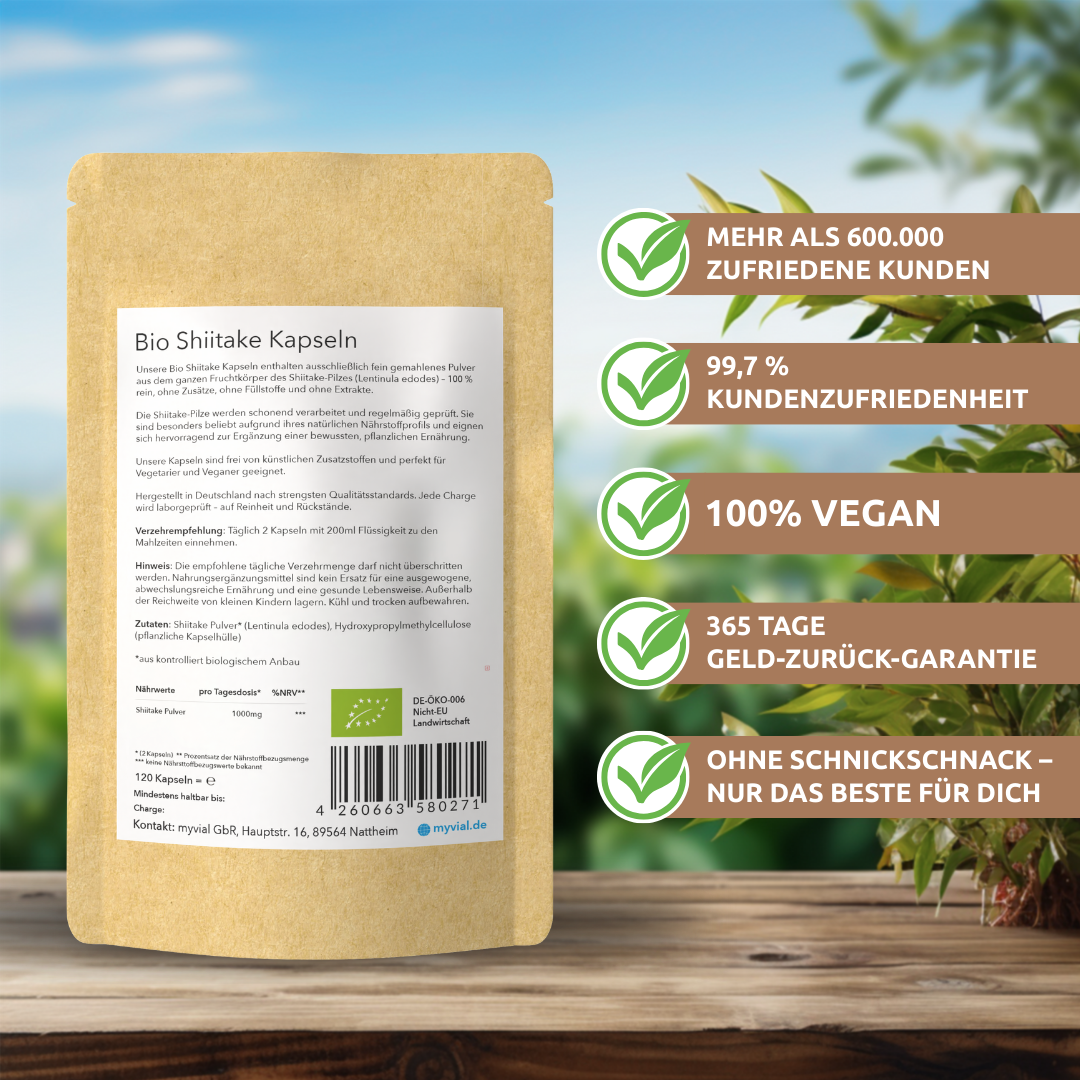 Organic Shiitake Capsules