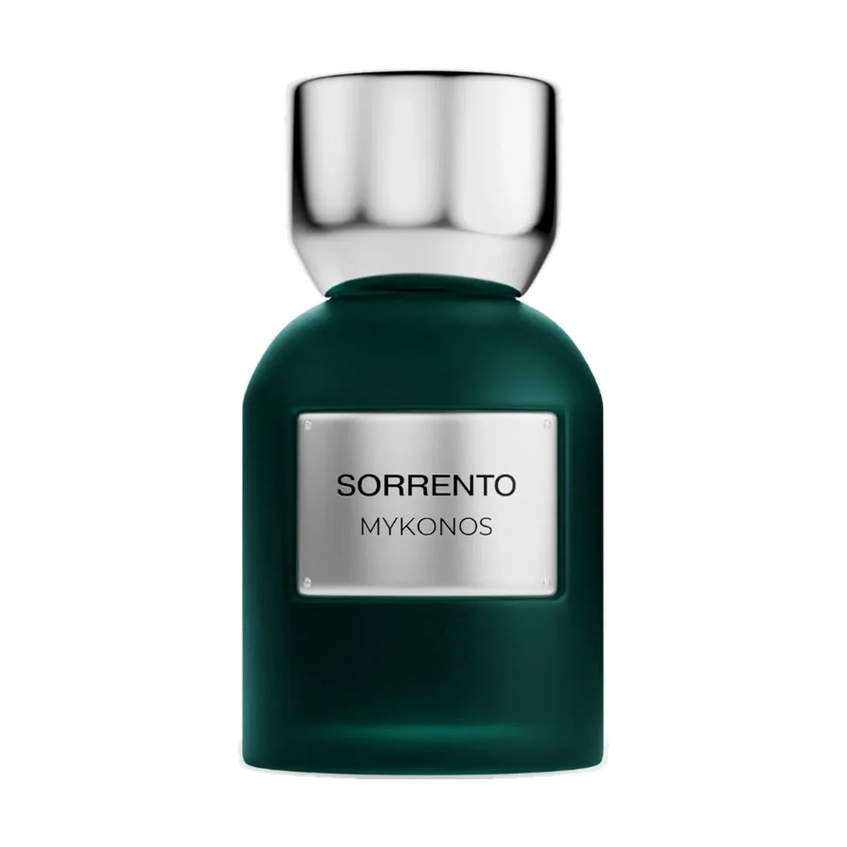 Mykonos Sorrento Extrait de Parfum in dunkelgrünem Flakon mit silbernem Verschluss