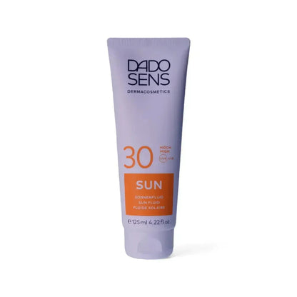 DADO SENS Sun Sonnenfluid LSF 30, 125 ml Tube, Sonnenschutz für empfindliche Haut