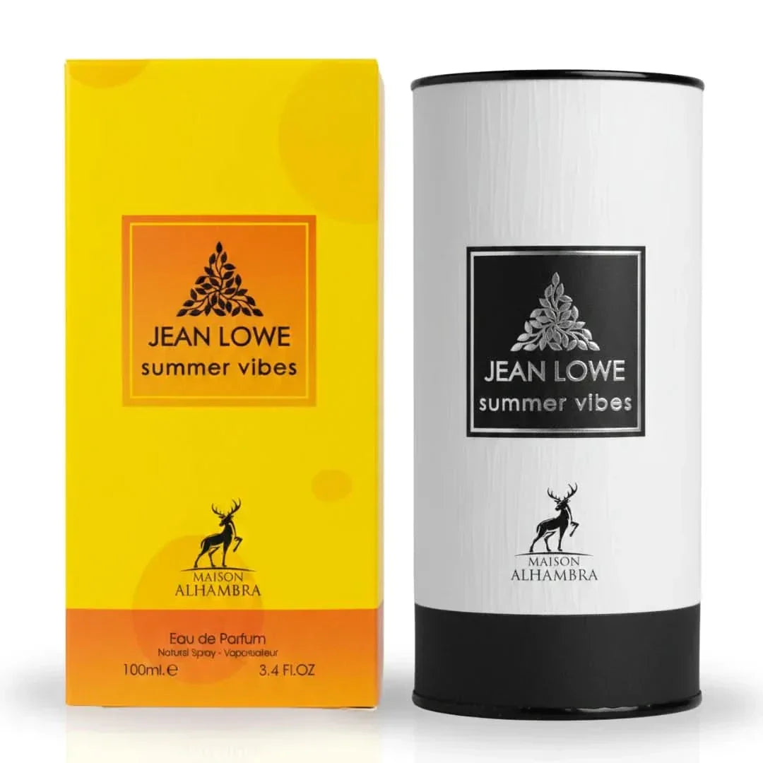 Jean Lowe Summer Vibes Eau de Parfum von Maison Alhambra, 100ml Luxusparfum mit sommerlichem Duft