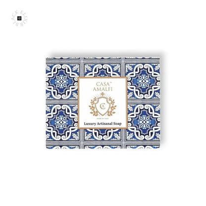 CASA AMALFI BLUE MAIOLICA 3 SOAP GIFT SET