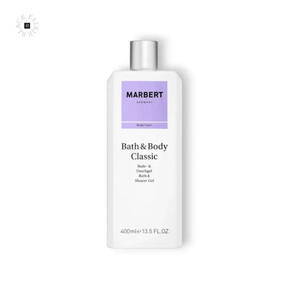 Marbert Bath & Body Classic Bade- und Duschgel 400ml weiße Flasche Produktfoto