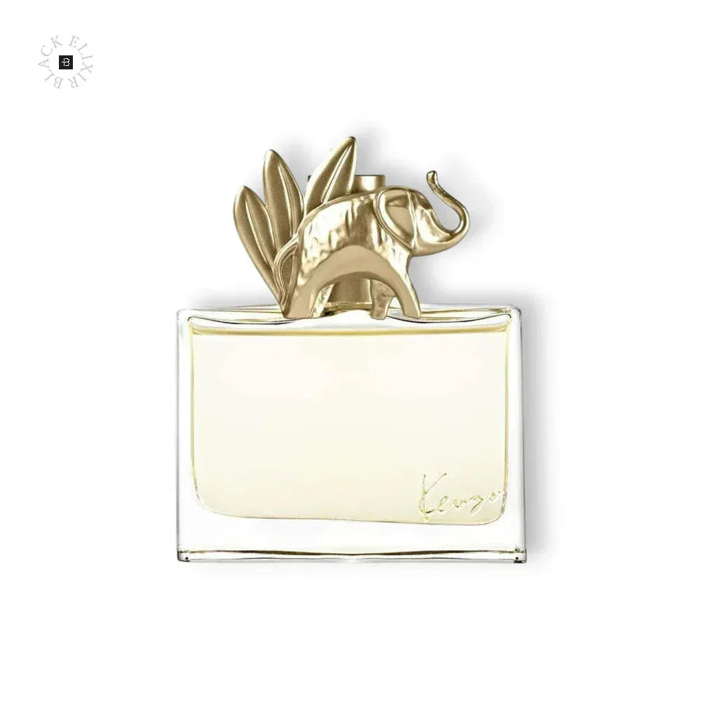 Luxusparfumflakon mit goldener Elefantenskulptur als Verschluss, Unisex Duft