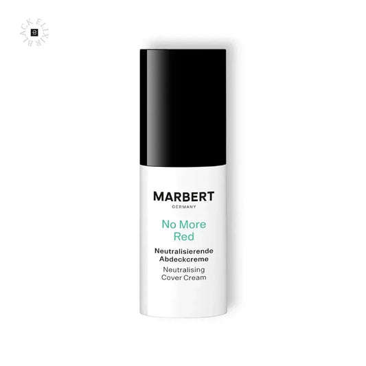 MARBERT No More Red neutralisierende Abdeckcreme mit schwarzem Deckel auf weißem Hintergrund