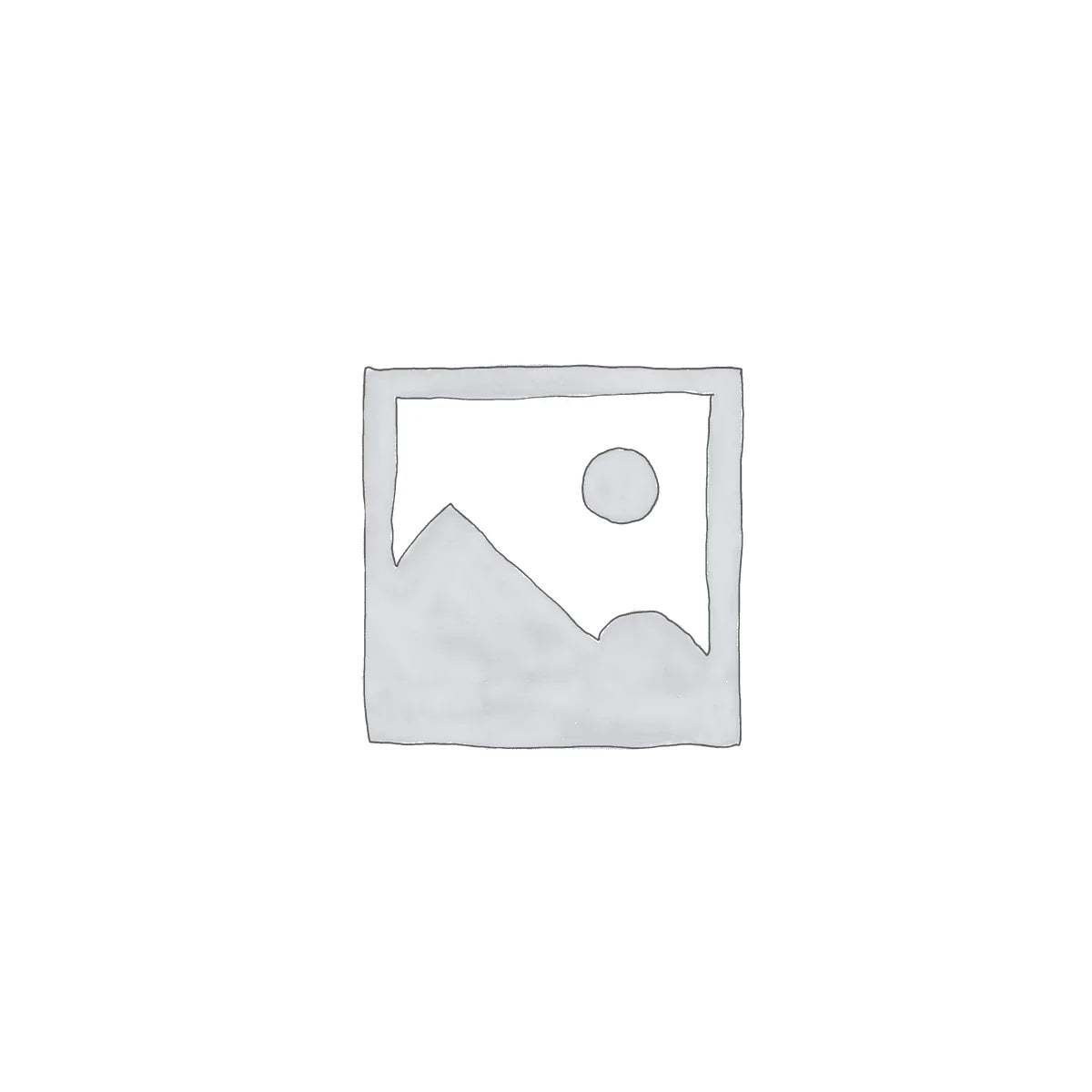 Platzhalterbild für Luxusparfum Produkt, graues Symbol mit Berg und Sonne auf weißem Hintergrund